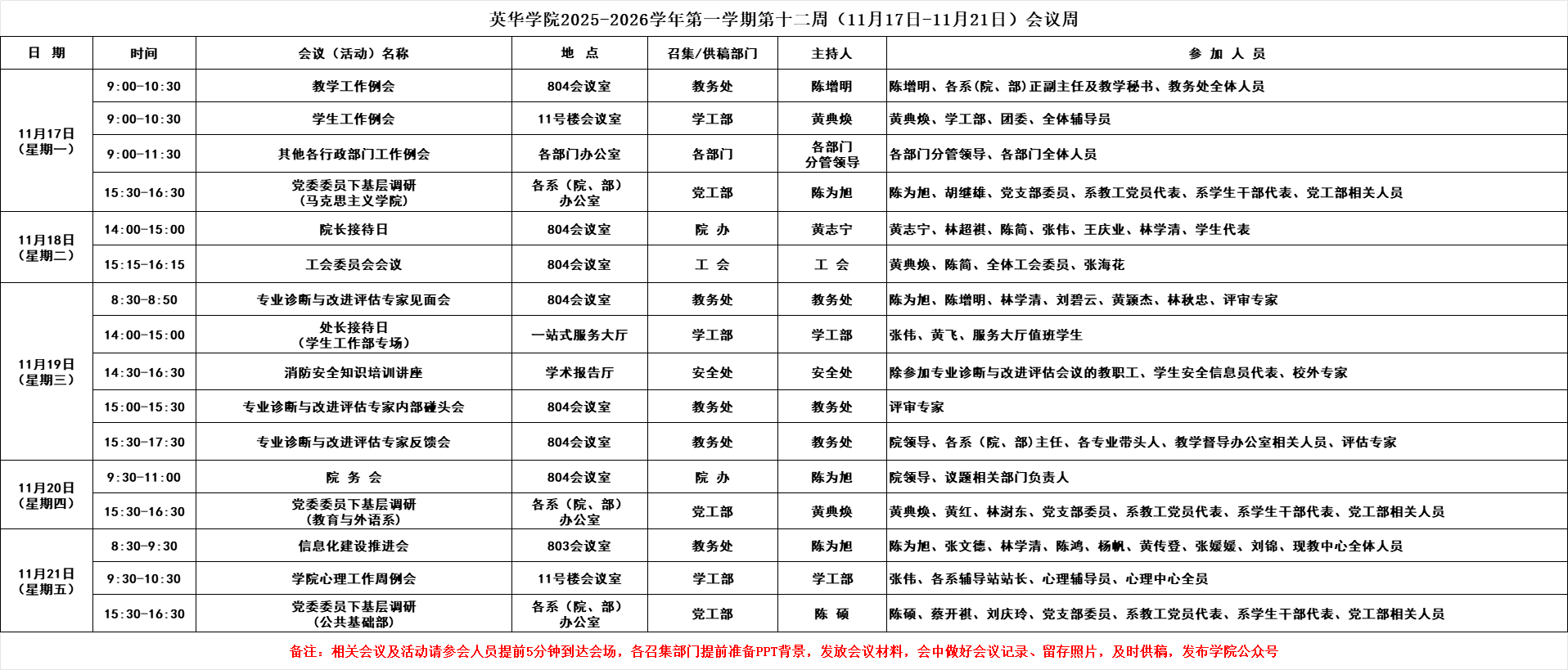 英华学院2025-2026学年第一学期第十二周(11月17日-11月21日)会议周.png